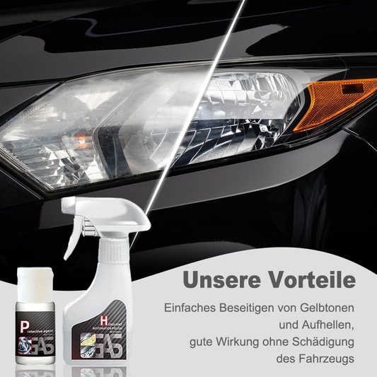 📢📢Letzter Tag: 49% Rabatt🔥🚘Scheinwerfer-Restaurierungsflüssigkeitsset für Autos