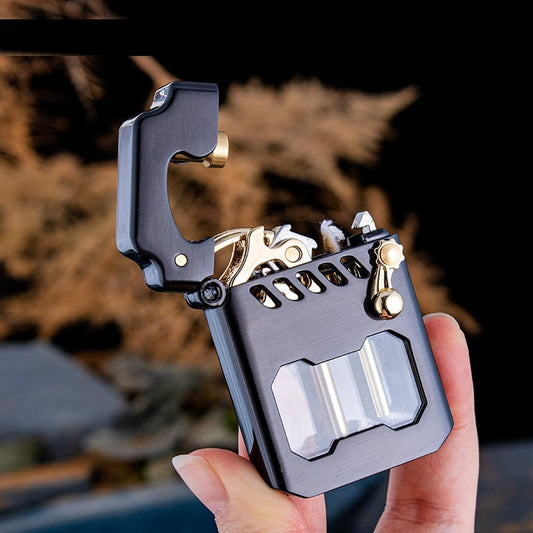 🔥Vatertagsangebot 49 % Rabatt🔥Mechanisches Feuerzeug mit Metall-Joystick