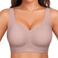 🏆LETZTER TAG DES SALE – 50 % RABATT 🔥Damen-Jelly-BHs, bügellos, mit vollständiger Abdeckung, ohne Bügel, Alltags-BHs, bequeme, bügellose, gepolsterte T-Shirt-BHs👍