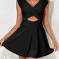 💞Urlaubs-Schnäppchen - 50 % Rabatt💞Einteiliger Badeanzug mit Rüschenausschnitt Badekleid für Frauen🩱