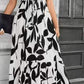 🌸Frühjahrsangebote 49% OFF🌸Damen Sommer Kleid mit hoher Taille Kurzarm Rundhalsausschnitt Floral