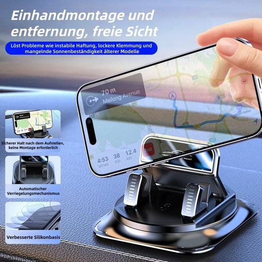 🚗Autotelefonhalterung – 🚗360°-Drehung, einstellbare Betrachtungswinkel, rutschfester Halter für alle Handys1