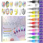 🔥2026 Home Salon🎨🎨12 Farben Nail Art Pen Set
