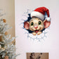 (🎄Früher Weihnachtsverkauf 49% Rabatt) 🎅2D Wanddurchbruch Weihnachtsmann Aufkleber1