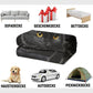 Niedrige schwarze Katzenmotiv Flanell-Decke