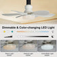 🏆 LETZTER TAG – 49 % RABATT! 🔥SmartBreez™🇩🇪 40W LED-Deckenventilator mit Licht – 52 cm (20,5“), extrem leise, inkl. Fernbedienung 🎯E27-Fassung + KOSTENLOSER B22-Adapter 🔌Ideal für Schlafzimmer 😴, Küche 👩‍🍳 & Werkstatt 🛠️