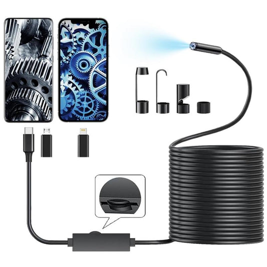 🏆LETZTER TAG DES SONDERANGEBOTS: NUR 9,99 £!!🎁✨TechView™🇬🇧HD-Endoskopkamera für iPhone & Android – 1920p-Inspektionskamera mit 8 einstellbaren LED-Leuchten 🔍📱
