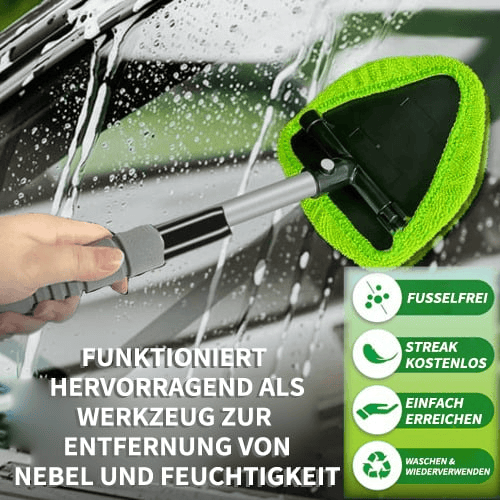 🔥🚗Mikrofaser-Reinigungswerkzeug für Auto-Windschutzscheiben mit ausziehbarem Griff