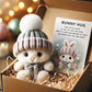 🔥 Letzter Tag: KAUFE 3 ERHALTE 1 GRATIS – Handgefertigtes 🐇 Mini Bunny Hug Süßes Ostergeschenk 🎁