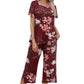 🎁Hot Sale 50% OFF⏳Women's Printed Top & Pants Nachtwäsche Set