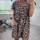 🐆Lässiges Minikleid mit Leopardenmuster für Damen