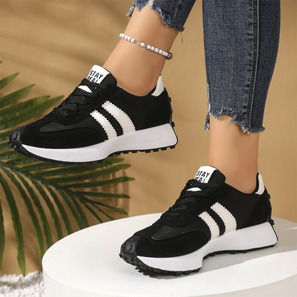 💎 57% RABATT! 💎 Damen-Freizeitschuhe – Klobige Sneaker mit 4 cm Platform, Rutschfest & Retro-Design in 6 Farben 🥿🌈