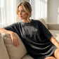 T-Shirts in Übergröße, Retro-Fitness-Stil, dicke Baumwoll-T-Shirts, Acid-Washed-Sport-T-Shirts, locker sitzende T-Shirts