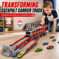 🚚 50% RABATT! 🏗️ Kinder-LKW mit Katapult-Rennbahn – 207 cm, Sound & Metallfahrzeuge ✨