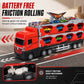 🚚 50% RABATT! 🏗️ Kinder-LKW mit Katapult-Rennbahn – 207 cm, Sound & Metallfahrzeuge ✨