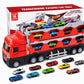 🚚 50% RABATT! 🏗️ Kinder-LKW mit Katapult-Rennbahn – 207 cm, Sound & Metallfahrzeuge ✨