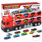 🚚 50% RABATT! 🏗️ Kinder-LKW mit Katapult-Rennbahn – 207 cm, Sound & Metallfahrzeuge ✨