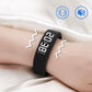 ❄️Zomerfresh 50% Korting!⏰Trilalarm Horloge met Stille Wekker – USB Oplaadbare Reminder Armband voor Slaap, Werk en Sport